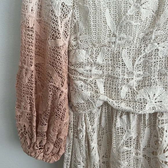 Jen’s Pirate Booty Reflection Lapis Maxi Dress Ombré Boho Bohemian Festival RARE - Picture 6 of 10